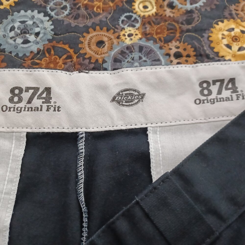 Men's black Dickies 874 pants - Size 35 - Picture 5 of 8